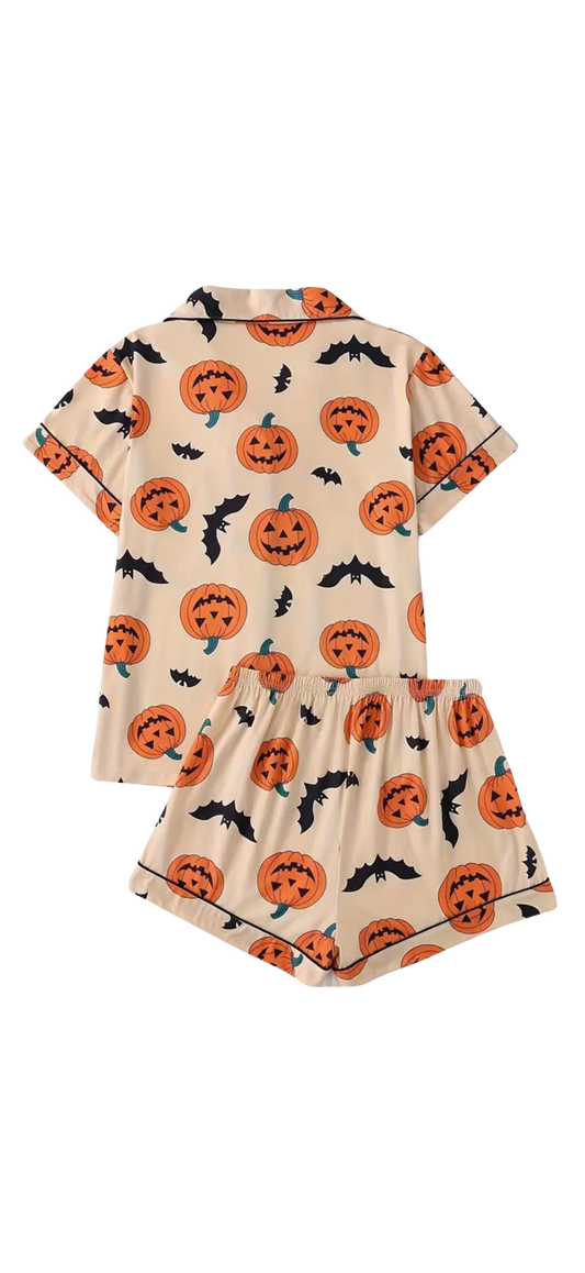 Bat Pumpkin Pj Set