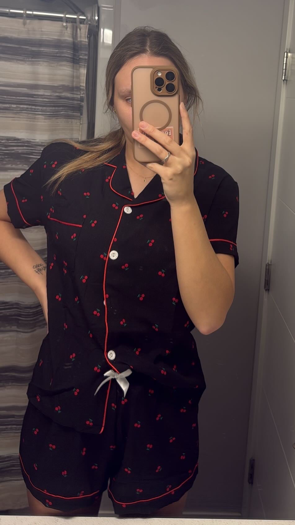 Cherry Print Pjs