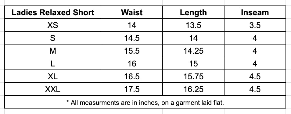 Ladies Relaxed Shorts