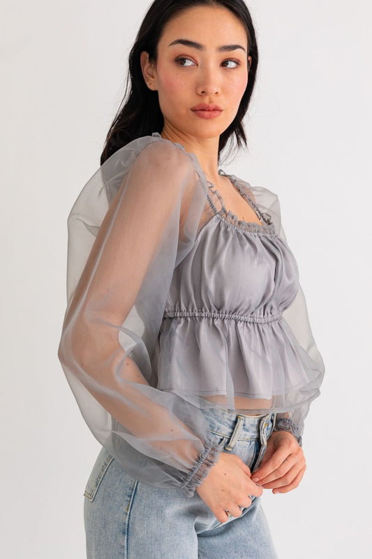 Moonlight Mesh Top