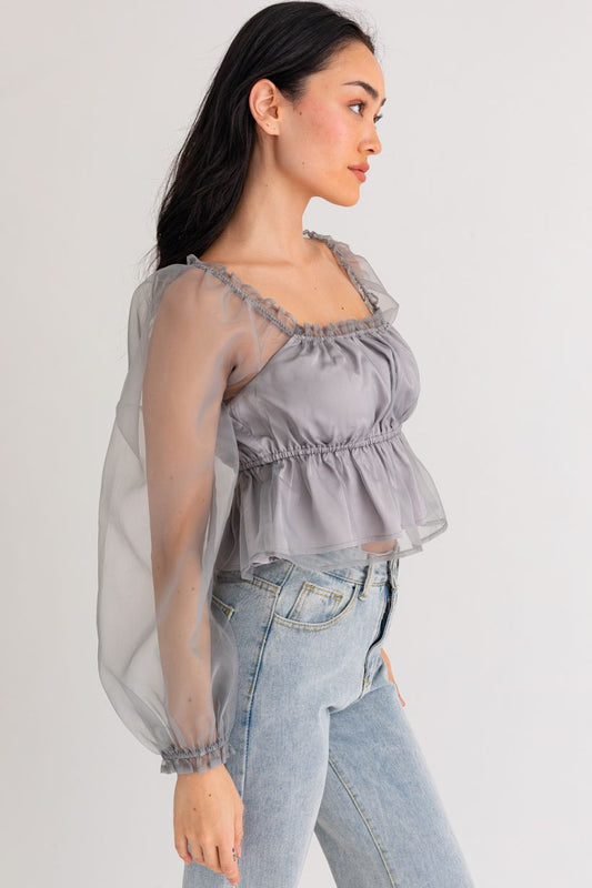 Moonlight Mesh Top