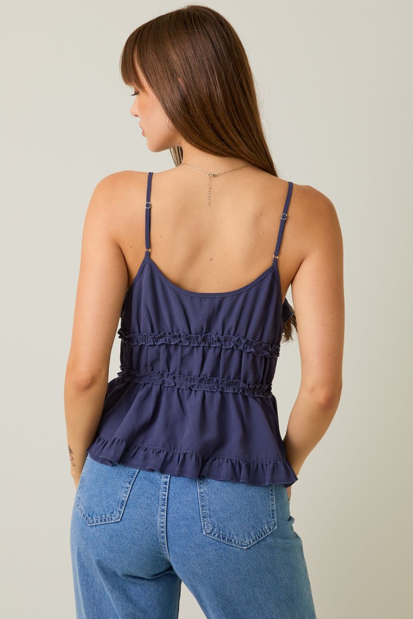 Starlit Ruffle Top