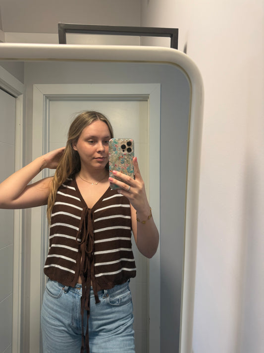 Tie Up Vest