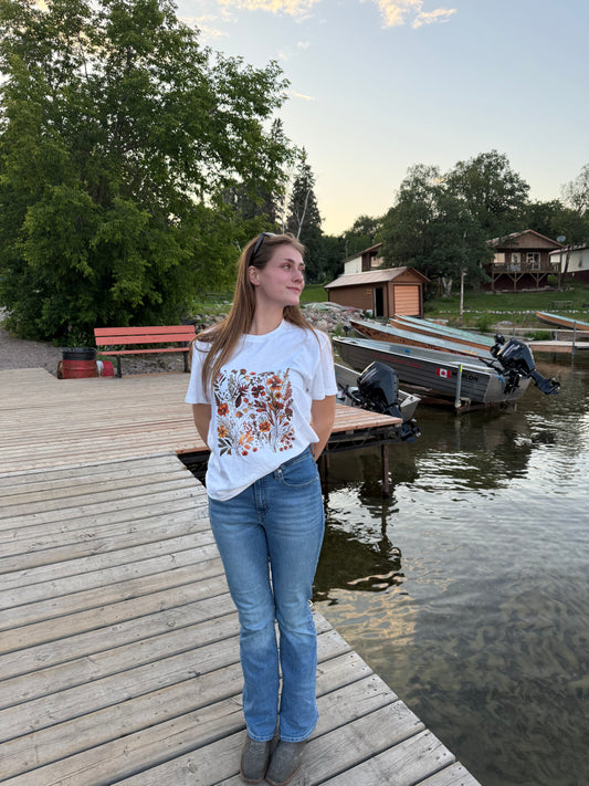 Flower tee