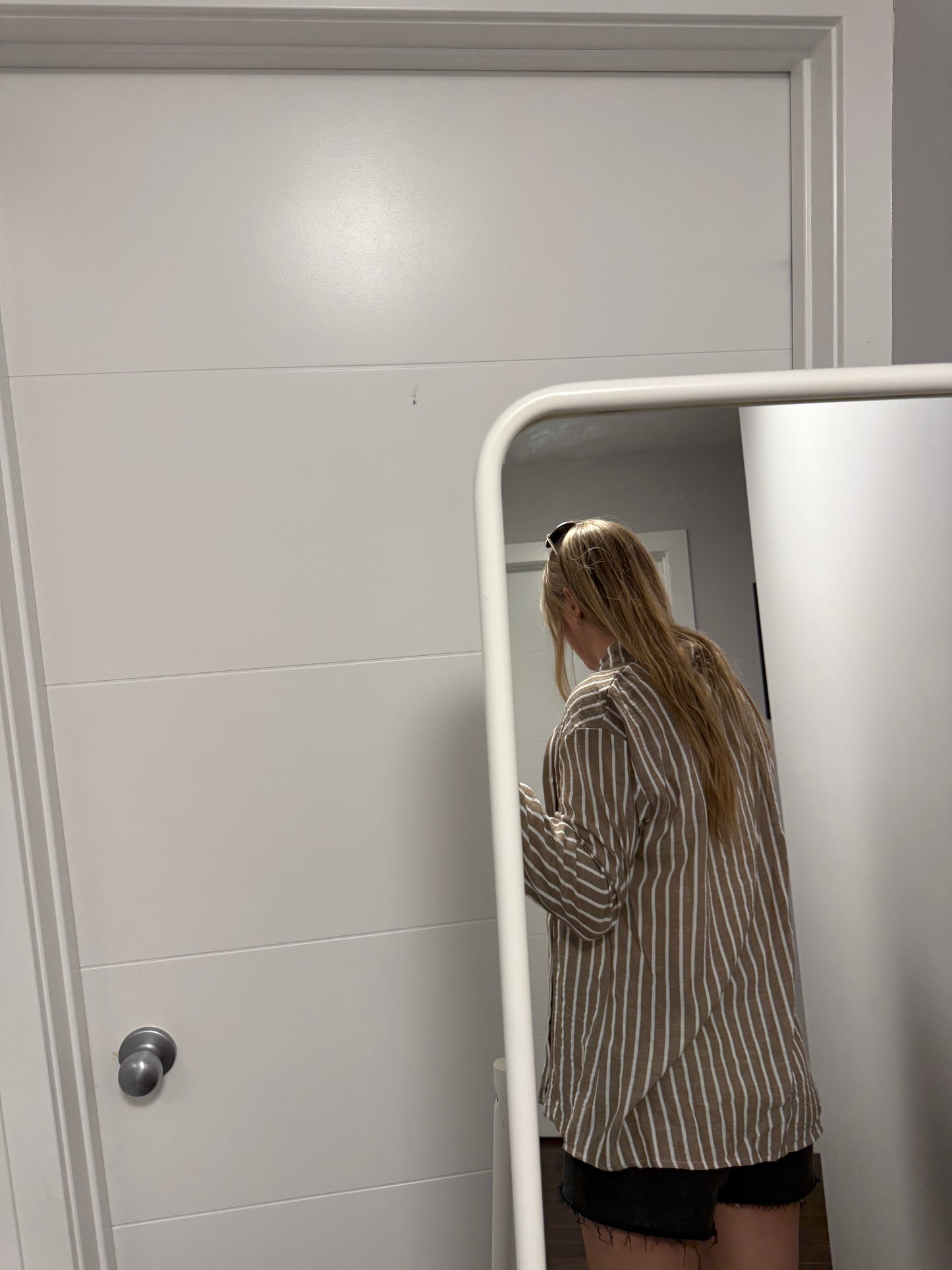 Brown Striped Shirt