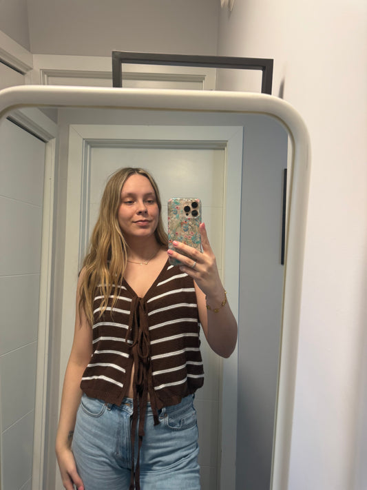 Tie Up Vest