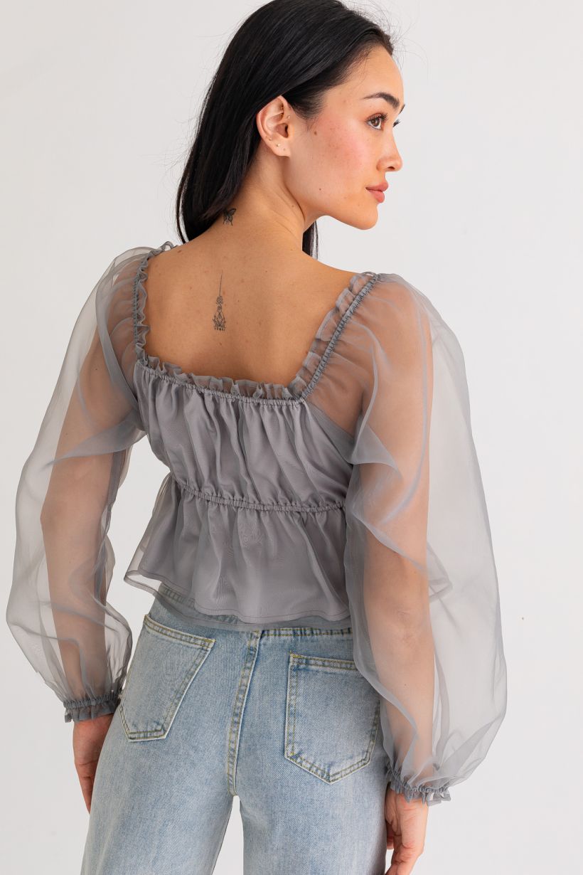 Moonlight Mesh Top