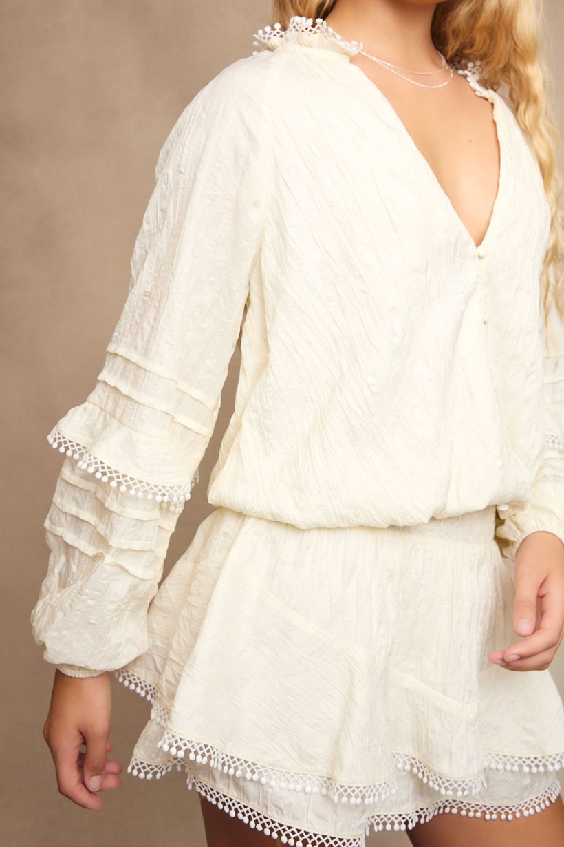 Ivory Dreams Romper