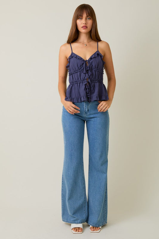 Starlit Ruffle Top