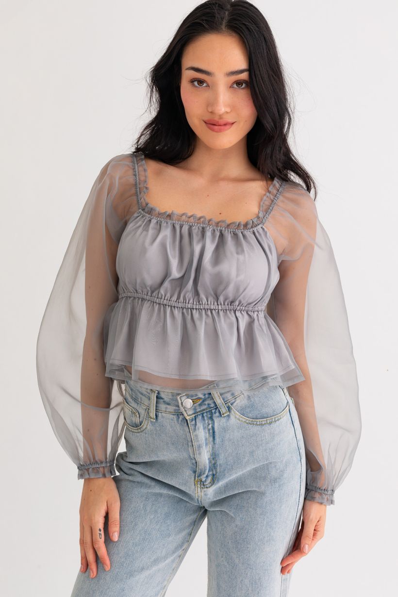 Moonlight Mesh Top