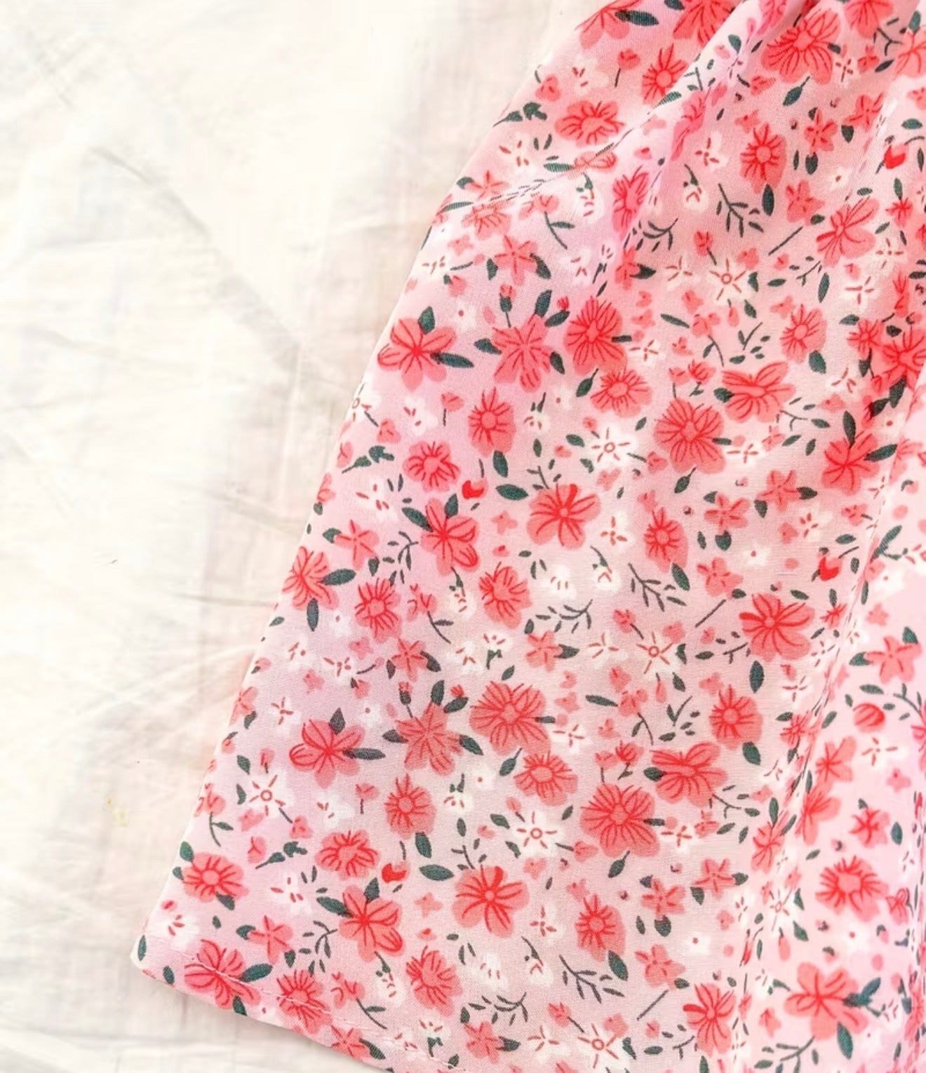 Floral Ruffle Top