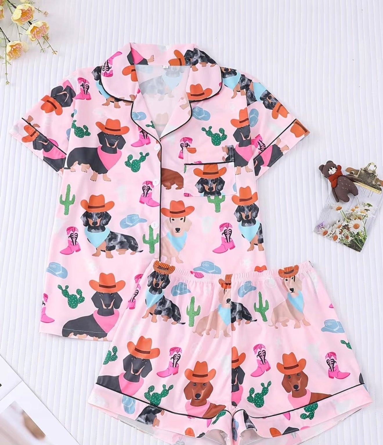 Cowboy Dog Pj Set