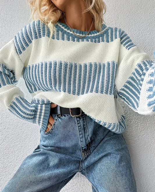 Blue Stripe Sweater