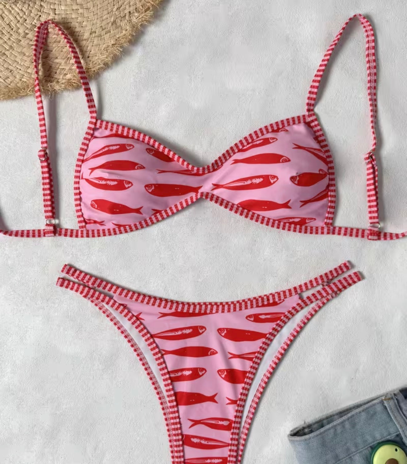 Fish Print Bikini