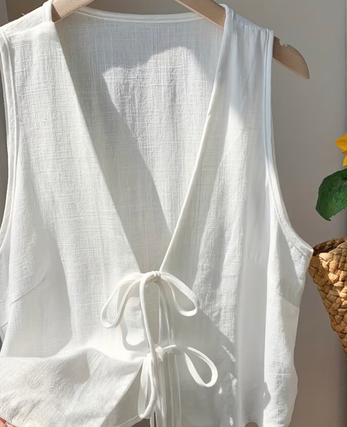 Linen Tie Shirt