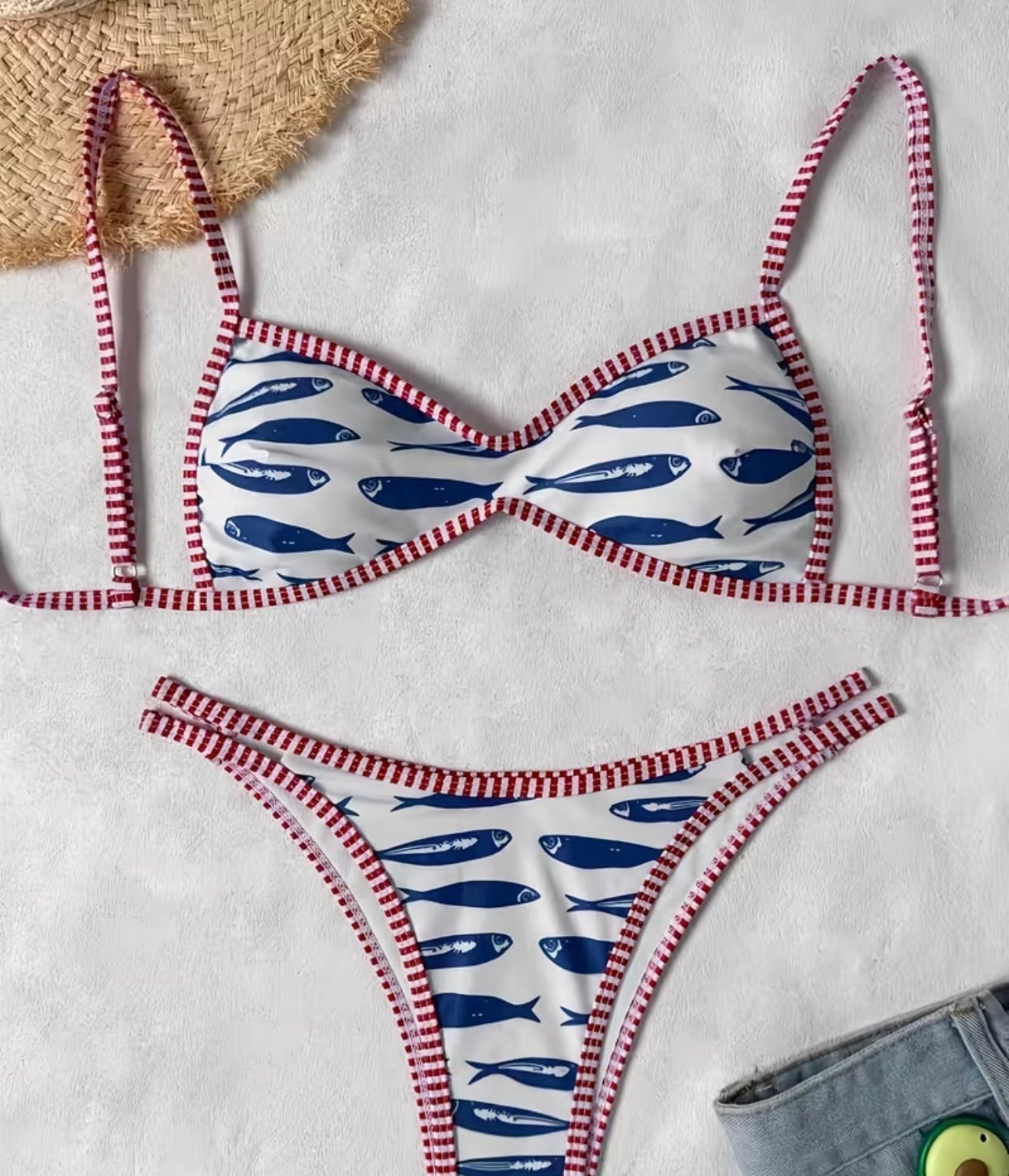 Fish Print Bikini