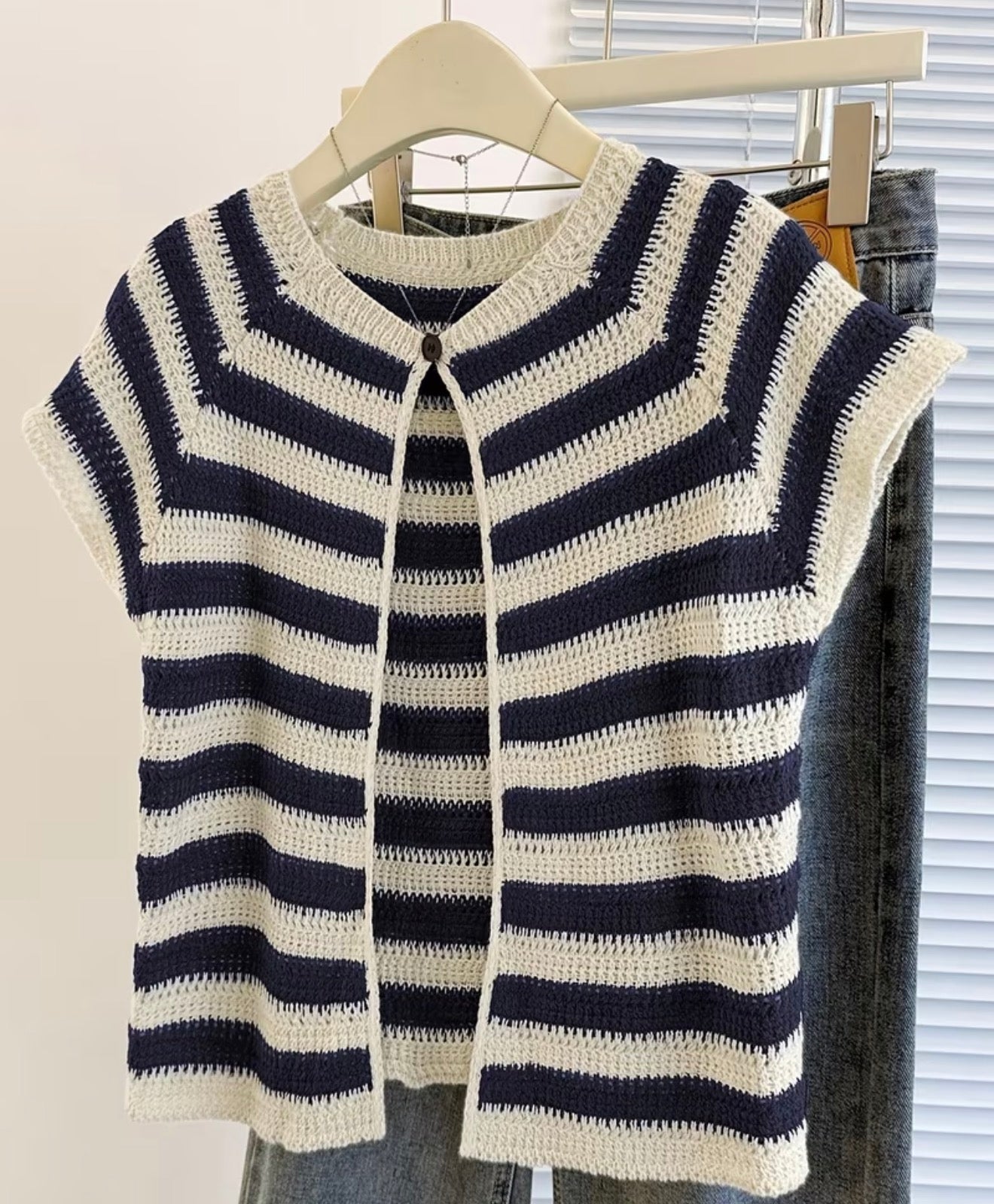 Short Sleeve Cardigan Sweater