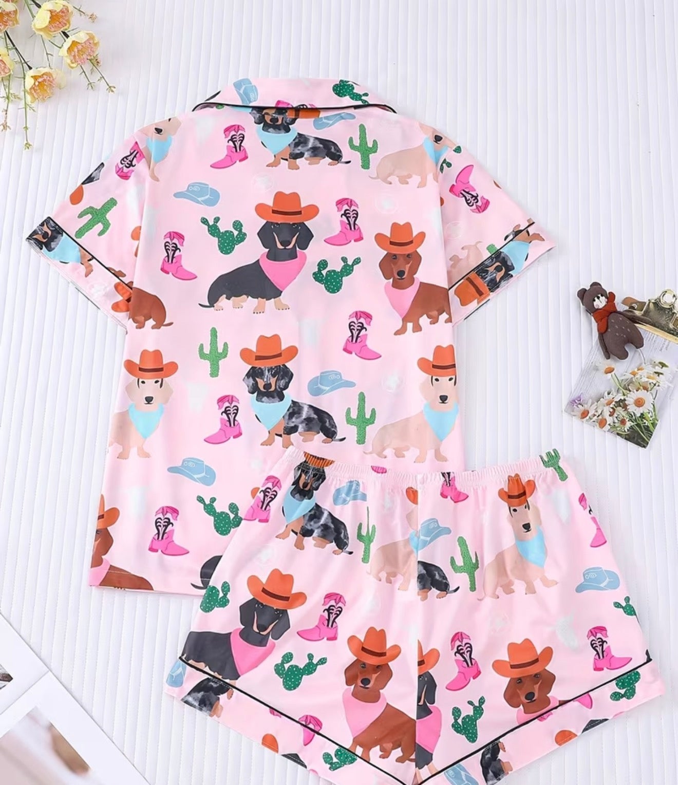 Cowboy Dog Pj Set