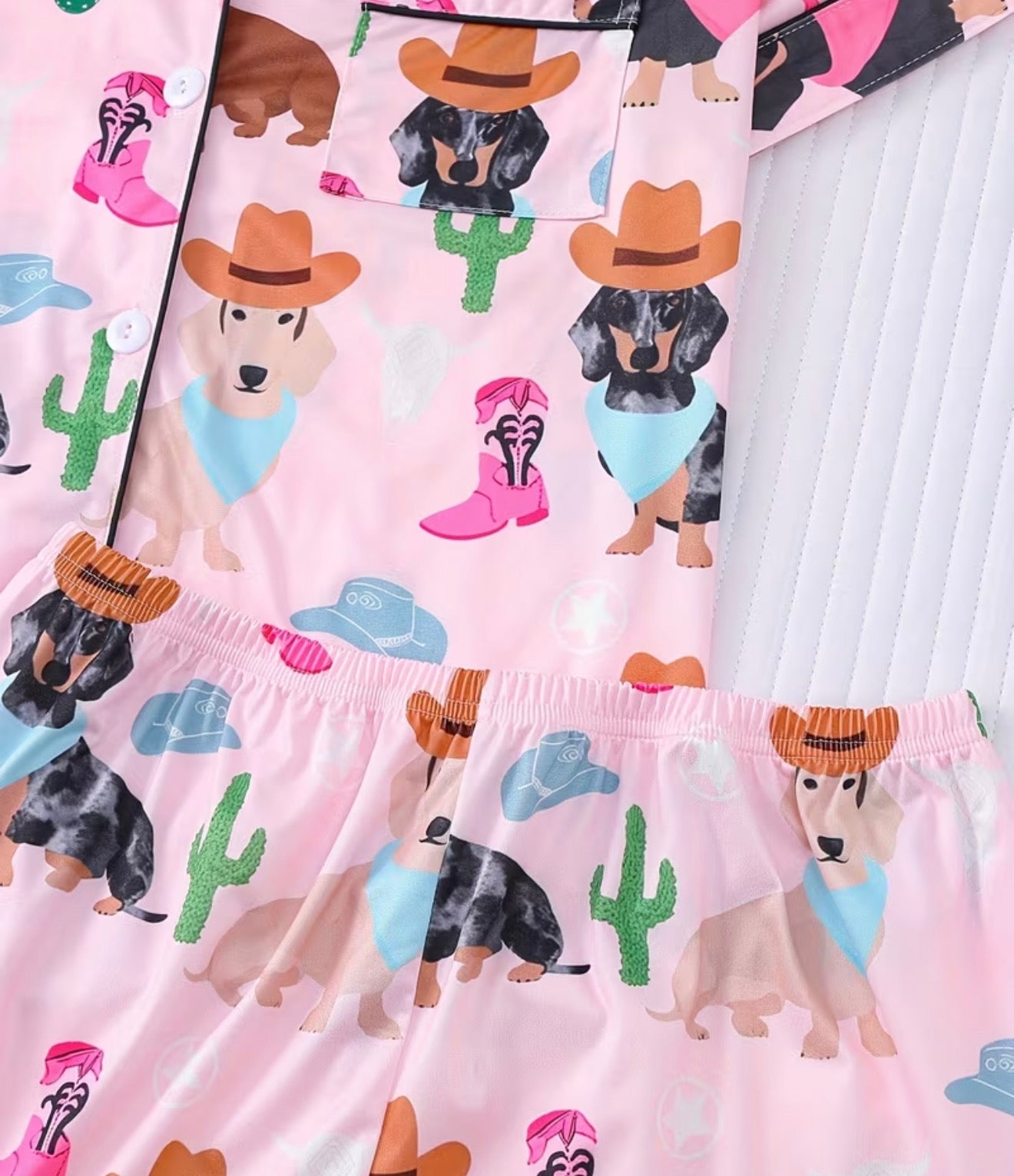 Cowboy Dog Pj Set