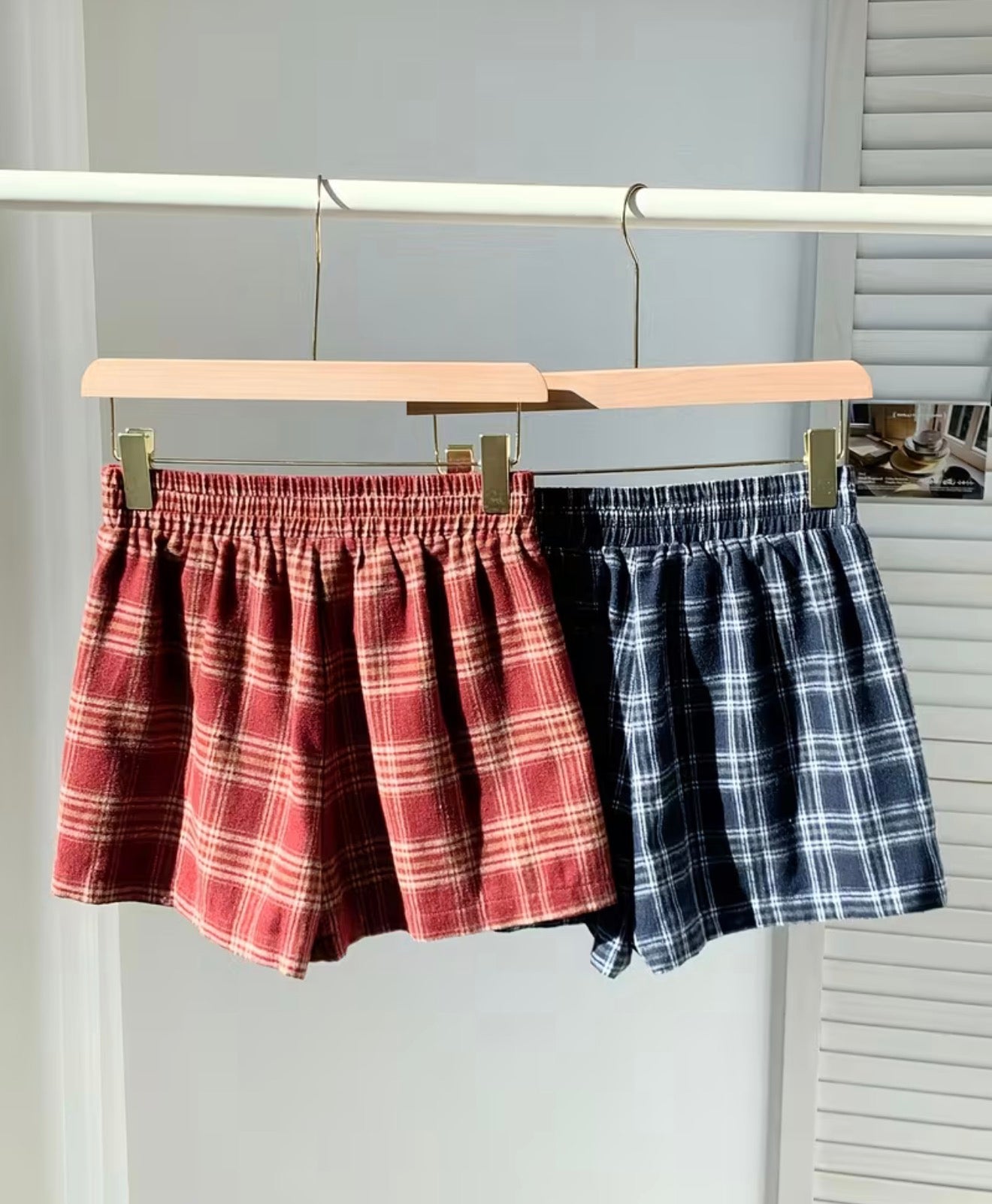Plaid Shorts