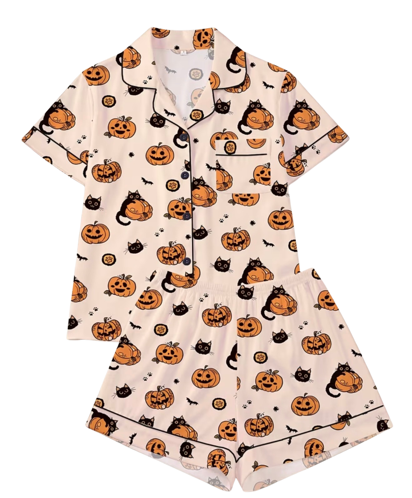 Pumpkin Cat Pj Set