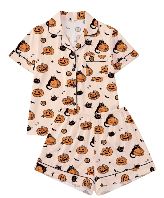 Pumpkin Cat Pj Set