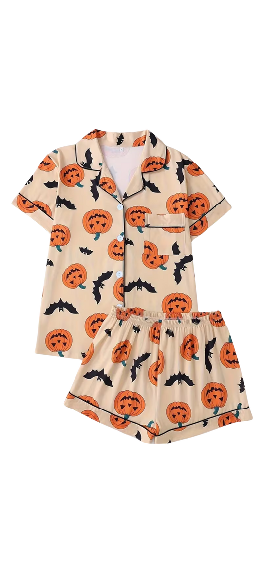 Bat Pumpkin Pj Set