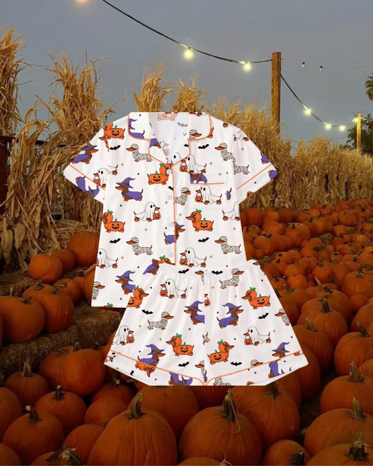 Dog Halloween pj set