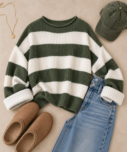 Olive Hour Knit
