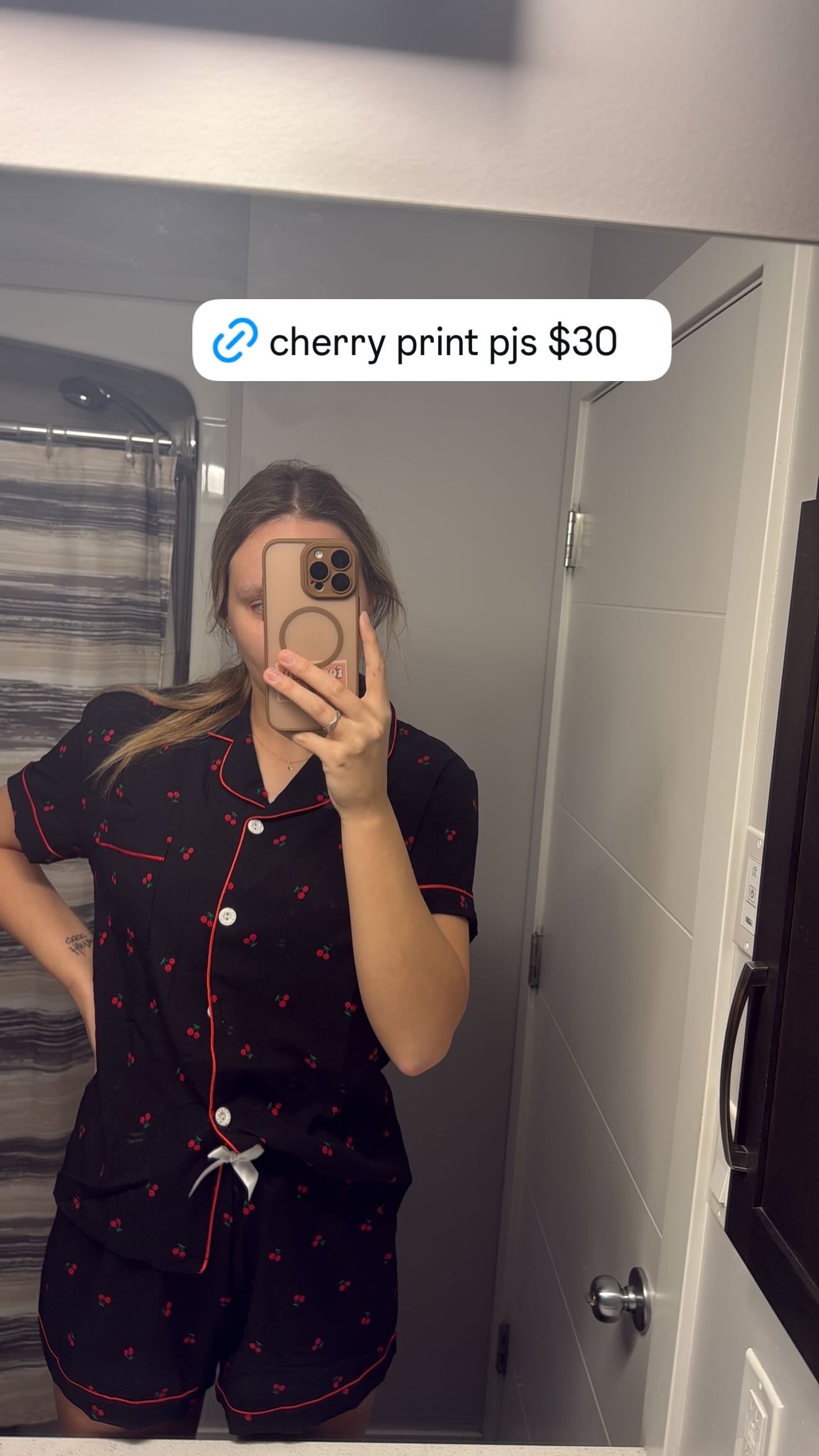 Cherry Print Pjs