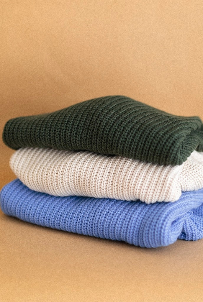 Knit Mock Neck Sweater