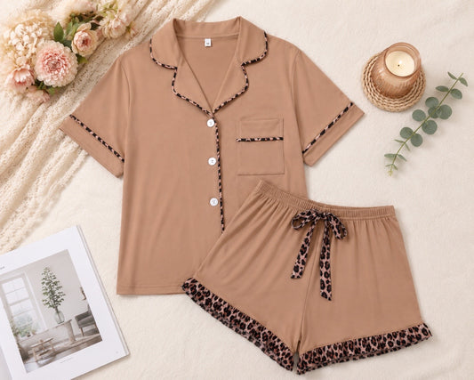 Cheetah Print Pj Set