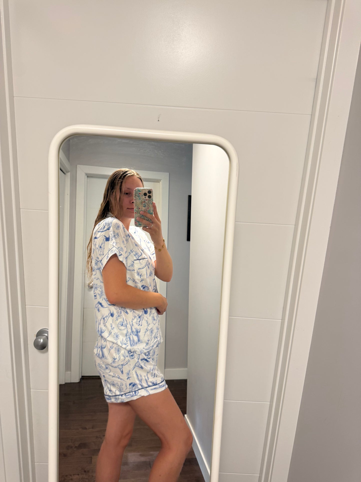 Blue Western Pj Set