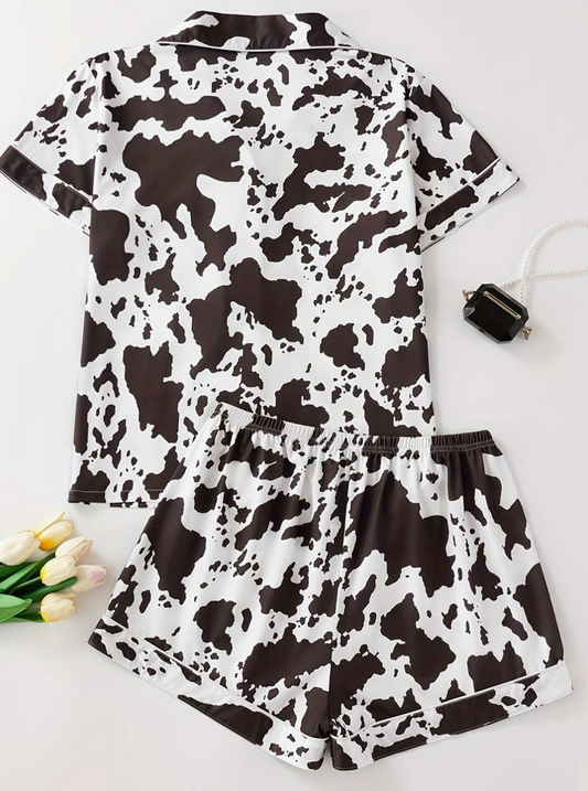 Cow Print Pjs