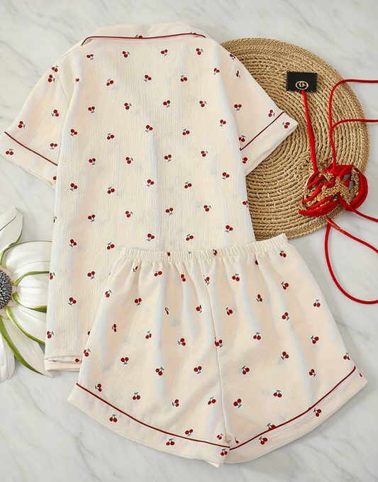 Cherry Print Pjs