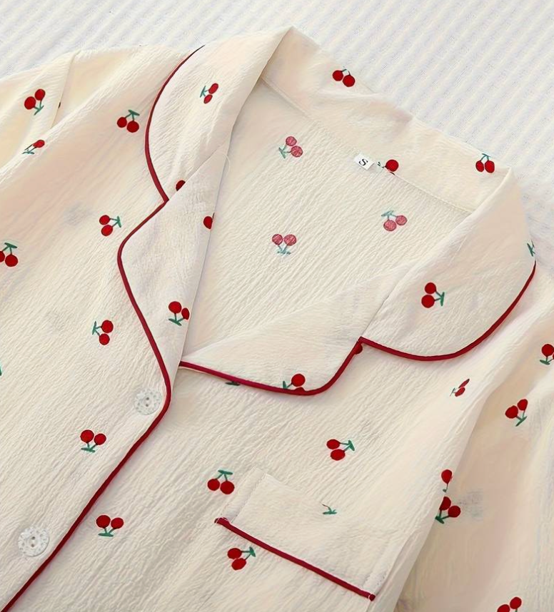 Cherry Print Pjs