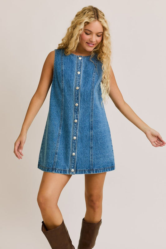 Denim Daisy Dress
