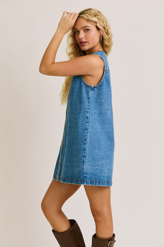 Denim Daisy Dress