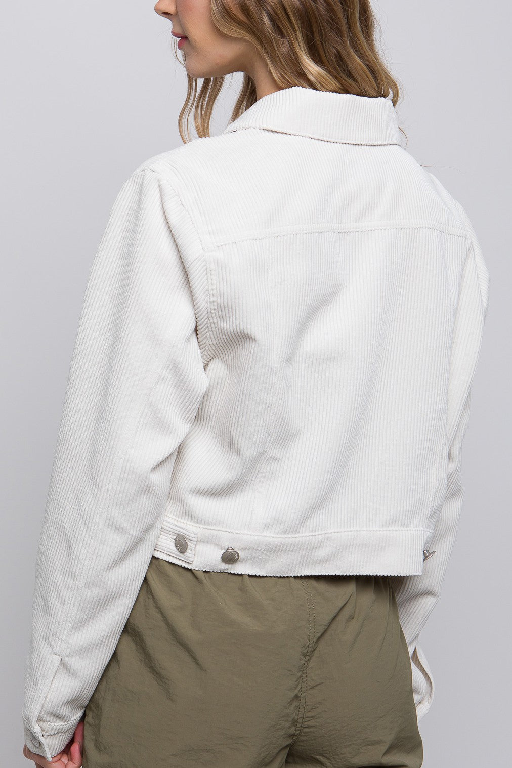 Ellie Cropped Corduroy Jacket